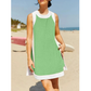 📢📢49%  OFF !! ⏰Women's Casual Color Block Sleeveless Tops Matching Shorts