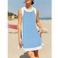 📢📢49%  OFF !! ⏰Women's Casual Color Block Sleeveless Tops Matching Shorts