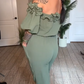 🔥49% Off🔥Off-Shoulder Frill Design Jumpsuit 