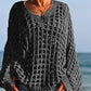 👚 49% OFF NOW! 🌸 Women's Crochet Knit Top – Stylish Open-Knit, Relaxed Fit & Breathable ☀️