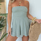 🎉Last Day Promotion 49% OFF💃Strapless Off Shoulder Pleated Flowy Short Romper