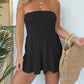 🎉Last Day Promotion 49% OFF💃Strapless Off Shoulder Pleated Flowy Short Romper