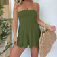 🎉Last Day Promotion 49% OFF💃Strapless Off Shoulder Pleated Flowy Short Romper