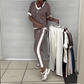 💜Women's Casual V-Neck Top and Pants Set