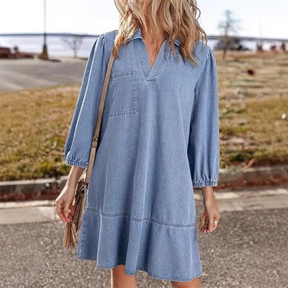 🔥Last Day Sale 49%🔥Women's Casual Denim Dress