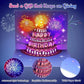 🔥BUY 2 GET 1 FREE🎁Fireworks pop-up cake with lights and music – birthday card gift