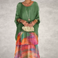 💐Elegant Round Neck Mesh Floral Layered Dress
