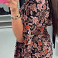 💃Time-limited Special £17.98!!💝V-neck Printed Maxi Dress With 3/4 Sleeves