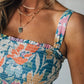 ⏰Hot Sale 49% Off💃Women's Floral Print Strap Flowy Dress