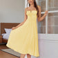 💕HOT SALE 49% OFF💕Frenchy Style All Over Print Ruched Women Lace Up Dress🌸