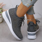 🌸👟Rhinestones-Embellished Breathable Mesh Sneakers（49% OFF）