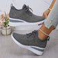 🌸👟Rhinestones-Embellished Breathable Mesh Sneakers（49% OFF）