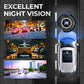 🚗 4K Triple-Lens Dashcam with Rearview Camera & Motion Detection – All on One Screen!