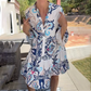 🌸🛍️Hot Promotion 49% OFF💃Elegant Printed Flowy Dress: Women’s Loose Silhouette, Stylish & Comfortable