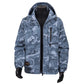 Men's Camouflage Hooded Jacket with Multi-Pocket