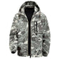 Men's Camouflage Hooded Jacket with Multi-Pocket