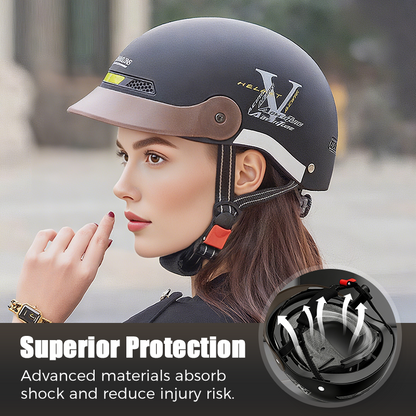🔥2025 Hot Sale🛡️Breathable Lightweight Crash-Resistant Motorcycle Helmet