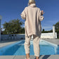 Fashion Hooded Jacket & Pants 2-Piece Set