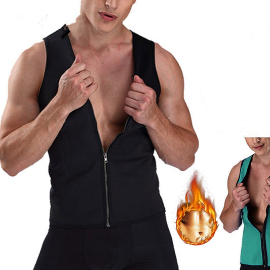 🎁 Hot Sale 49% OFF 🔥Men's Workout Zipper Body Shaper Tank Top