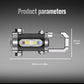 🔦 Rechargeable Keychain Flashlight – 7-Mode LED + COB Mini Light with Type-C Charging