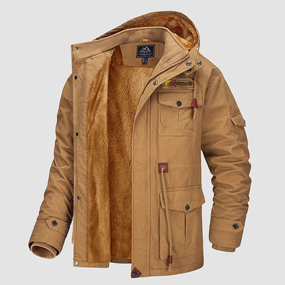 ⏰Limited Time Sale 47% OFF🔥Men's Winter Drawstring Cotton Military Driver Jacket - Comfort and Style Combined