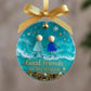 ⏳Friendship Sea Glass Christmas Ornament🌊✨Shaped by Nature & Crafted by Hand💝