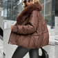 🧥 49% OFF NOW! ✨ Fashion Padded Coat with Faux Fur Collar - Thermal Insulation & Windproof Design for Winter Elegance ❄️👢