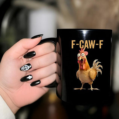 🐔 50% OFF LAST DAY! ☕ Funny Chicken Mug - Humorous Design for Coffee/Tea Lovers, Dishwasher Safe & Comfortable Grip 🎁📦