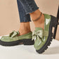 💜 LAST DAY PROMOTION - 50%OFF 💜 Chic Sweet Platform Loafers with Bow