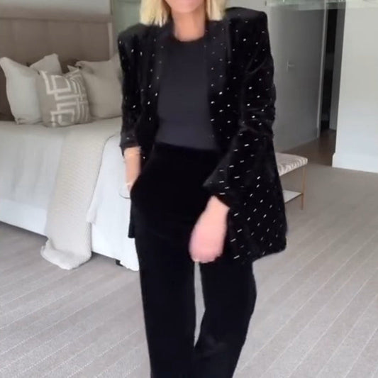 ✨Women’s Luxury Rhinestone Decor Blazer