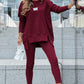 Women's Casual Sweatshirt and Leggings Set