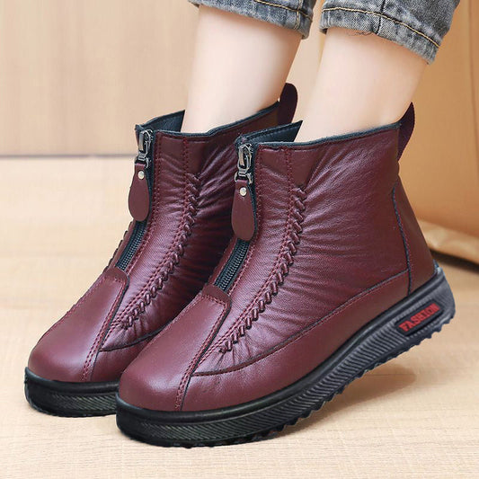 👢 49% OFF LIMITED TIME! ✨ Women's Winter Ankle Boots - Thermal Insulated & Water-Resistant with Side Zipper for Easy On/Off ❄️🛍️