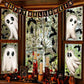 👻 Halloween Ghost Window Clings – Double-Sided Reusable Static Decorations