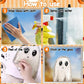 👻 Halloween Ghost Window Clings – Double-Sided Reusable Static Decorations