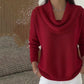 Women’s Elegant Cozy Cowl Collar Sweater
