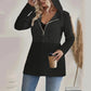 Women’s Trendy Hooded Long Sleeve Zip-Up Jacket