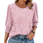Women’s Casual Three-quarter Sleeve Blouses