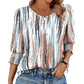 Women’s Casual Three-quarter Sleeve Blouses