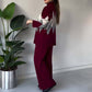 🔥Limited stock available 49% OFF🔥Fashion Color-blocking Rhombus Sweater & Pants Set