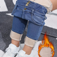 ⏳Limited-time 49% off⏰🔥Women's Warm Casual Fashion Jeans👖