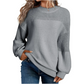 Women's Loose Fit Long Sleeve Knit Sweater