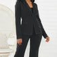 Women's Business Solid Blazer ＆ Pants 2-Piece Set