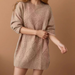 ⏳Time-Limited Special⏰ Trendy Cable-Knit Loose-Fit Sweater Dress