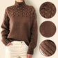 Women’s Knitted Turtleneck Pullover Sweater