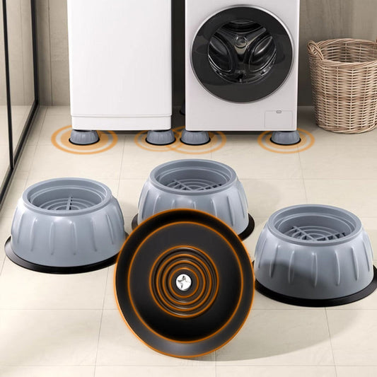 🏡 LIMITED TIME - BUY 3 GET 1 FREE! ✨ Non-Vibration Washing Machine Support - Noise Reducing Pads with Stabilizing Base for Quiet Operation & Floor Protection 🧼🔇