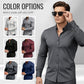 🔥LAST DAY SALE 49% OFF🔥Men's Solid Color Lapel Long Sleeve Button-Down Shirts