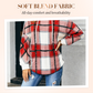 🔥Hot Sale Offers-Women's Plaid Hooded Long Sleeve Drawstring V Neck Shirts