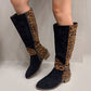 🔥Women's Leopard Print Riding Boots – Comfort, Style & Confidence in Every Step! 🐆