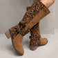🔥Women's Leopard Print Riding Boots – Comfort, Style & Confidence in Every Step! 🐆