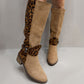 🔥Women's Leopard Print Riding Boots – Comfort, Style & Confidence in Every Step! 🐆